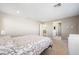 Spacious bedroom with en-suite bathroom access at 3094 Isle Dr, Las Vegas, NV 89141