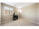 Bedroom with a vanity, offering a dedicated workspace at 3094 Isle Dr, Las Vegas, NV 89141
