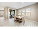 Dining area with table and chairs, access to backyard at 3094 Isle Dr, Las Vegas, NV 89141