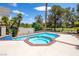 Backyard pool and jacuzzi are perfect for relaxation and entertaining, with professional landscaping and golf course views at 3146 Bel Air Dr, Las Vegas, NV 89109