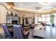 Elegant lobby with comfortable seating and fireplace at 2120 Ramrod Ave # 1112, Henderson, NV 89014