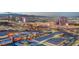 Aerial view of the Las Vegas skyline at night at 4471 Dean Martin Dr # 3908, Las Vegas, NV 89103
