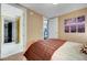 Spacious bedroom with large windows and modern decor at 4471 Dean Martin Dr # 3908, Las Vegas, NV 89103
