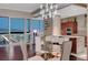 Modern kitchen with granite countertops and city views at 4471 Dean Martin Dr # 3908, Las Vegas, NV 89103