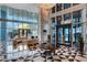 Elegant lobby with seating and a geometric floor at 4471 Dean Martin Dr # 3908, Las Vegas, NV 89103