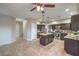 Spacious kitchen, granite island, stainless steel appliances at 18 Tarryall Ter, Henderson, NV 89074