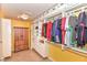 Walk-in closet with custom built-in shelves and drawers for optimal storage at 200 W Sahara Ave # 601, Las Vegas, NV 89102