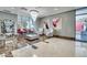 A luxurious lobby featuring marble flooring, statement artwork, elegant seating, and contemporary lighting at 200 W Sahara Ave # 601, Las Vegas, NV 89102