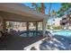 Community hot tub with covered seating area at 3875 Desert Marina Dr # 236, Laughlin, NV 89029