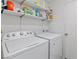 Laundry room with Whirlpool washer and dryer at 3875 Desert Marina Dr # 236, Laughlin, NV 89029