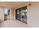 Covered patio with sliding glass doors and tile flooring at 3875 Desert Marina Dr # 236, Laughlin, NV 89029