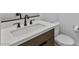 Clean bathroom with a modern vanity and toilet at 437 Cascade Heights Ave, Las Vegas, NV 89138