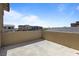 Private rooftop deck with views of the surrounding community at 437 Cascade Heights Ave, Las Vegas, NV 89138