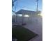 Backyard patio with covered structure at 5217 Chesapeake Cir, Las Vegas, NV 89108