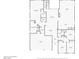 Detailed floor plan of first story featuring bedrooms, kitchen, and living areas at 5944 Vizzi Ct, Las Vegas, NV 89131