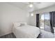 Bright bedroom with sliding door to balcony at 8555 W Russell Rd # 2063, Las Vegas, NV 89113