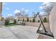 Backyard with patio, basketball hoop, and seating at 1982 Thunder Ridge, Las Vegas, NV 89102