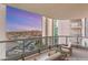Spacious balcony with scenic city views and stylish seating at 222 Karen Ave # 1702, Las Vegas, NV 89109