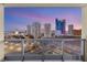 Private balcony showcasing panoramic views of the city skyline at 222 Karen Ave # 1702, Las Vegas, NV 89109