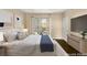 Main bedroom with city views and large TV at 222 Karen Ave # 1702, Las Vegas, NV 89109