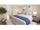 Bedroom with city view and stylish decor at 222 Karen Ave # 1702, Las Vegas, NV 89109