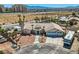Aerial view of a single-story house with a two-car garage and RV parking at 3245 W Landberg Ave, Las Vegas, NV 89141