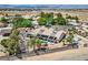 Aerial view of a house with a pool and large backyard at 3245 W Landberg Ave, Las Vegas, NV 89141