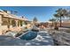 Large backyard oasis with a private pool and spa, perfect for relaxation at 3245 W Landberg Ave, Las Vegas, NV 89141