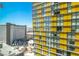 This high-rise building features a modern design with many windows offering city views at 3722 Las Vegas Blvd # 2309, Las Vegas, NV 89158