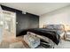 King-size bed, plush carpet, and access to another room at 4045 Village Sq, Las Vegas, NV 89121