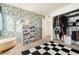 Bedroom with closet and checkerboard rug at 4045 Village Sq, Las Vegas, NV 89121