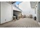 Deck with access to garage and seating area at 4045 Village Sq, Las Vegas, NV 89121