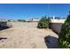 Large backyard with plenty of room for gardening or recreation at 5402 Night Swim Ln, Las Vegas, NV 89113