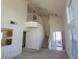 Bright entryway with staircase and coat closet at 5402 Night Swim Ln, Las Vegas, NV 89113
