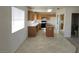 Nice kitchen featuring an island and light wood cabinets at 5402 Night Swim Ln, Las Vegas, NV 89113
