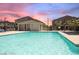 Community swimming pool with adjacent building at 7368 N Decatur Blvd # 1, Las Vegas, NV 89131