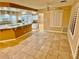 Kitchen features granite countertops and white cabinets at 10008 Rolling Glen Ct, Las Vegas, NV 89117