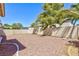 Small backyard with gravel and a block wall at 10168 Maidens Wreath Ct, Las Vegas, NV 89183