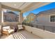 Private balcony with seating and community views at 11250 Torch Cactus Dr, Las Vegas, NV 89138