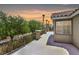 Covered patio with scenic views and wrought iron railings at 1516 Via Salaria Ct, Henderson, NV 89052