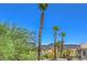 Mature trees and lush landscaping enhance curb appeal at 1516 Via Salaria Ct, Henderson, NV 89052