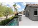 Luxury resort style pool and spa with a spacious deck at 1516 Via Salaria Ct, Henderson, NV 89052