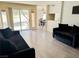 Open living room with sliding doors leading to patio at 2831 Geary Pl # 2921, Las Vegas, NV 89109