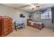 Cozy bedroom with a ceiling fan and ample closet space at 4705 Rockvale Dr, Las Vegas, NV 89103