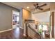 Hallway with wood flooring and access to other rooms at 4705 Rockvale Dr, Las Vegas, NV 89103