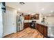 Modern kitchen with granite countertops and stainless steel appliances at 7915 Formitch Ct, Las Vegas, NV 89166