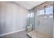 Clean bathroom featuring a walk-in shower and updated toilet at 8214 Mt Brodie Cir, Las Vegas, NV 89145