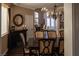 Bright dining room with table, chairs, and fireplace at 9012 Alpine Peaks Ave, Las Vegas, NV 89147