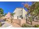 Home exterior with a side yard and wall at 9157 Chenille Ct, Las Vegas, NV 89149