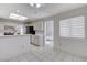 View of kitchen with stainless steel appliances and breakfast bar at 9452 Gold Mountain Dr, Las Vegas, NV 89134